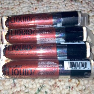 Wet n wild liquid catsuit metallic lipstick 💄